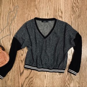 LF cool sheer metallic light sweater size small